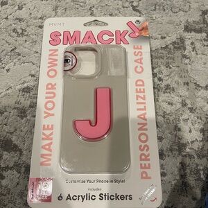 MVMT SMACK Clear and Pink Personalized Phone Case